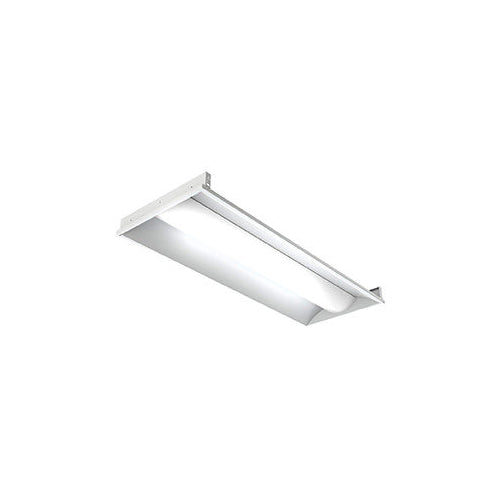 Westgate LED Direct-Indirect (Metal Housing+PC Lens) Troffers, AC 100~277V, Commercial Indoor Lighting, 50W, 5590 Lumens, 4000K, White Finish, 0~10V Dimmable