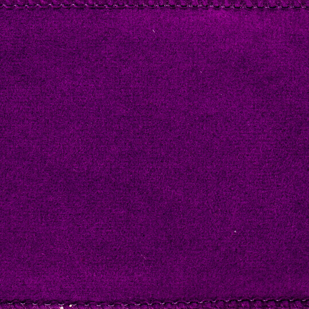 Vickerman 2.5" x 10 Yards Purple Faux Suede Ribbon