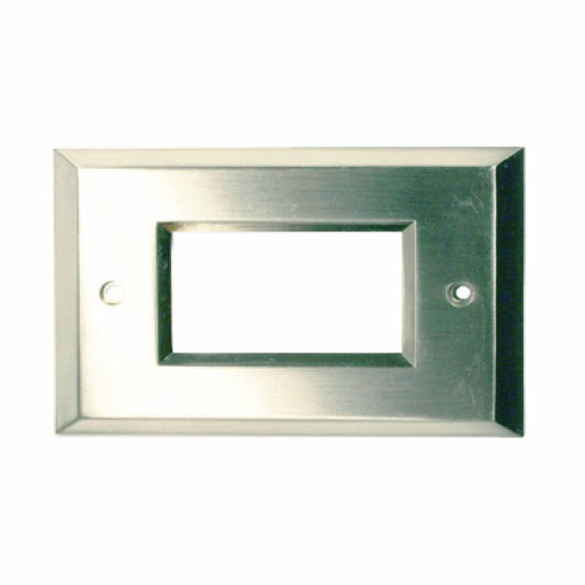 Westgate Trim For Step EGN, Flat, Brush Nickel, Landscape Lighting, Brushed Nickel Finish