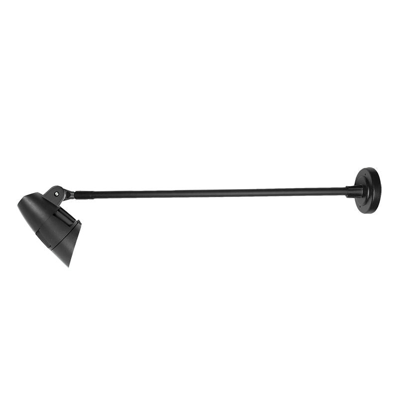 Westgate Flood Light Wall-Mounting Arm 30In, Black, Outdoor Lighting