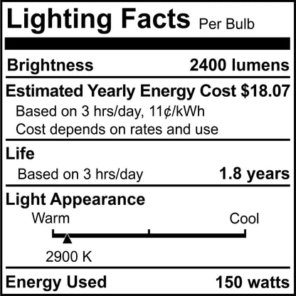 BULBRITE HALOGEN T3 DOUBLE ENDED (RSC) 150W DIMMABLE LIGHT BULB 2900K/SOFT WHITE 10PK (601151)