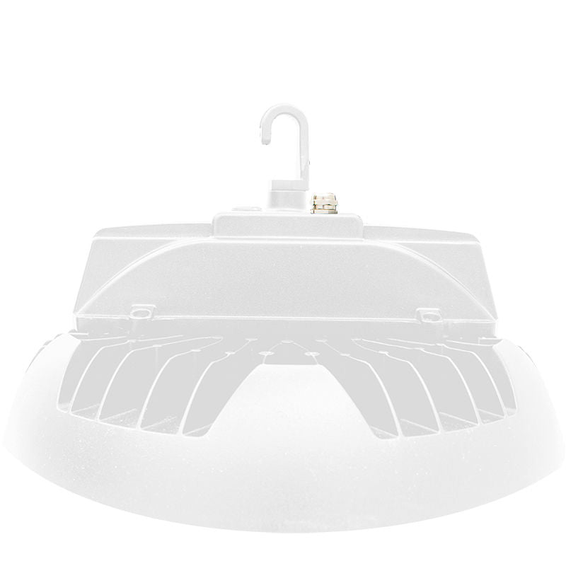 Westgate X-Gen UFO HighBay, Selectable 150/100/80/50W, 30/40/50K, 0-10V, White, Industrial Lighting, 50W/80W/100W/150W, 125 Lumens/W,  30K/40K/50K/57K, White Finish, 0-10V