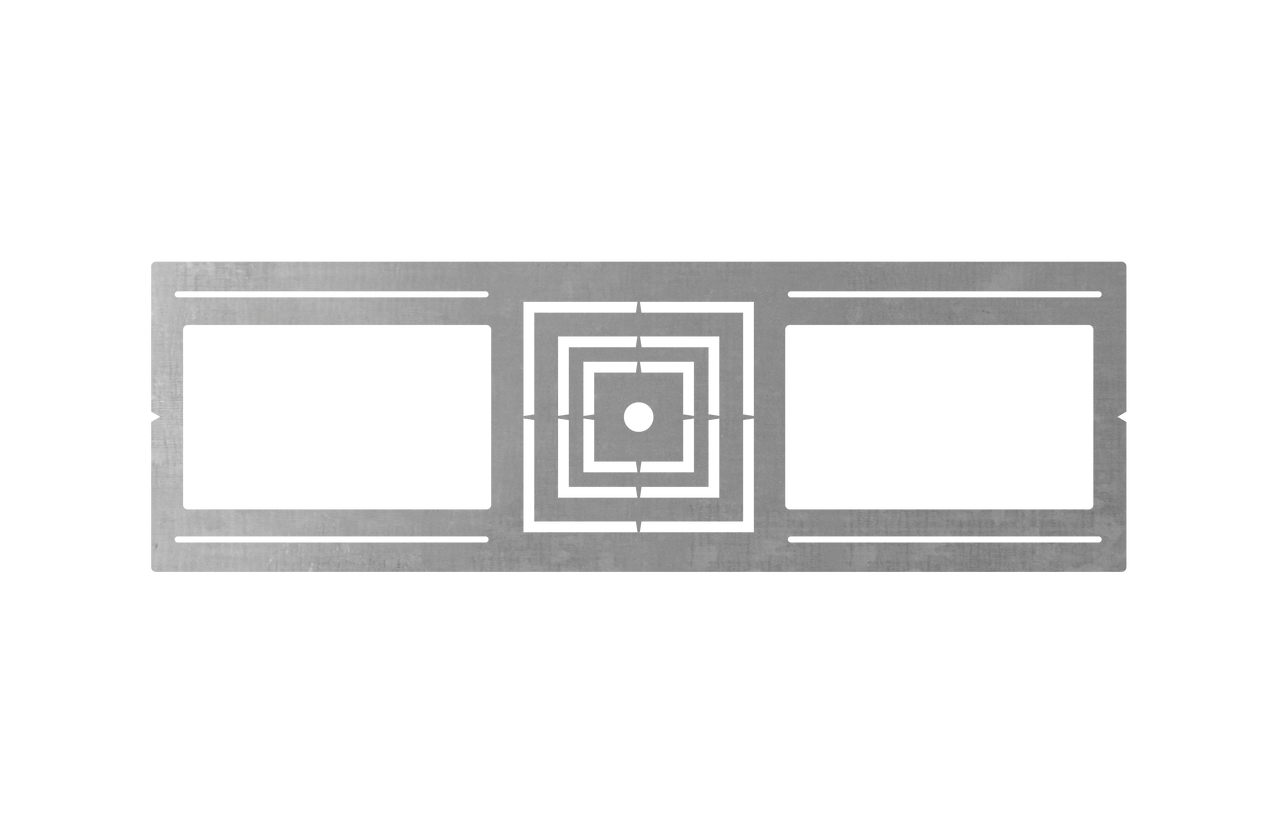 ASD Lighting New Construction Flat Mounting Plate with a Symmetric Square holes 3-4-6inch 6pack