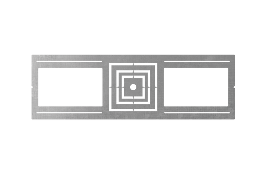 ASD Lighting New Construction Flat Mounting Plate with a Symmetric Square holes 3-4-6inch 6pack