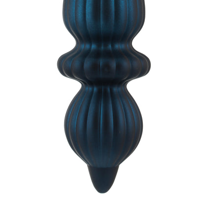 Vickerman 14" Midnt Blue Matte Finial Drop UV Pack of 2