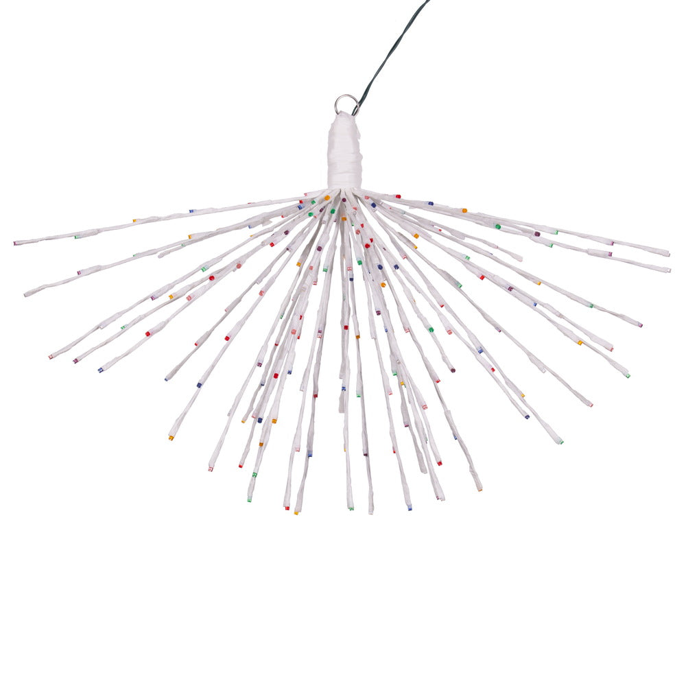 Vickerman 240Lt x 32" White Starburst Multi-Colored 5mm LED Lights.