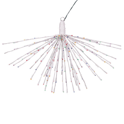 Vickerman 240Lt x 32" White Starburst Multi-Colored 5mm LED Lights.