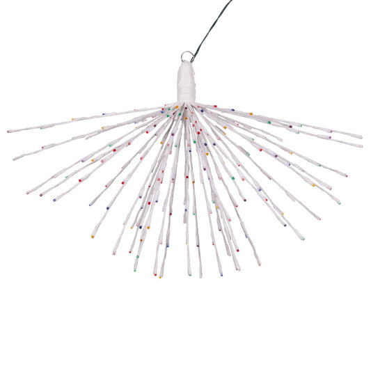 Vickerman 240Lt x 32" White Starburst Multi-Colored 5mm LED Lights.