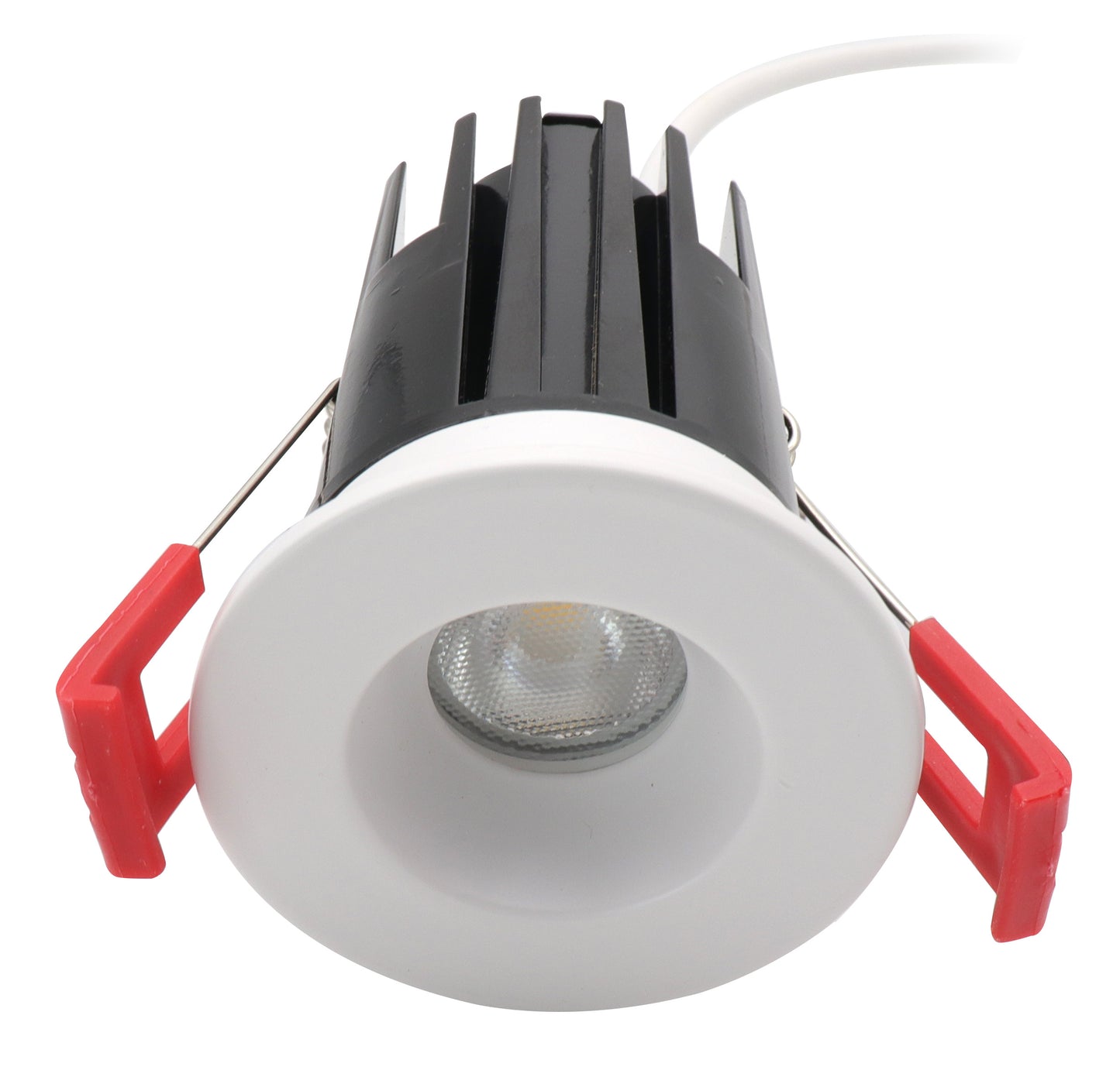 ASD Lighting LED Downlight 2INCH Changeable Round 15W CCT Selectable 2700/3000/3500/4000/5000K Dimmable, Chrome Smooth reflector, White trim, ETL Energy Star
