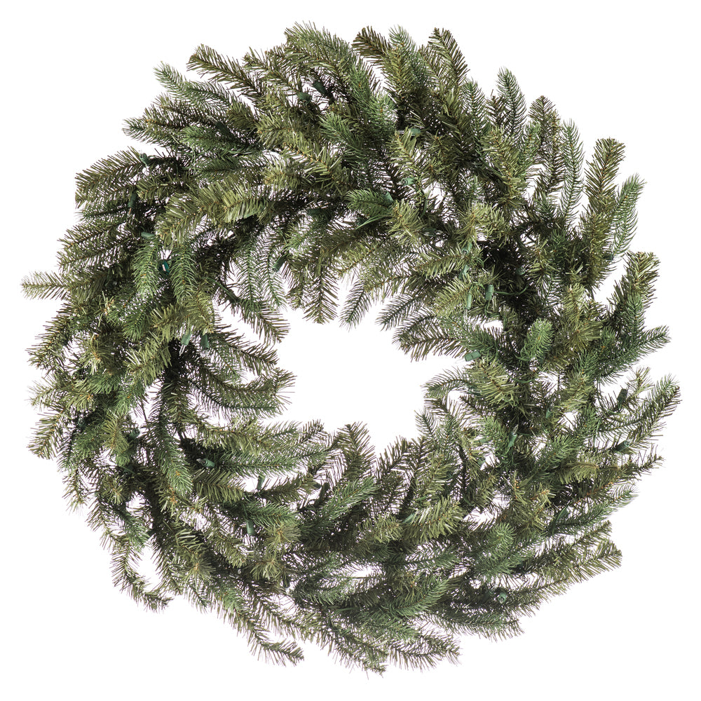 Vickerman 42" Colorado Spruce Artificial Christmas Wreath Clear Dura-lit Incandescent Lights