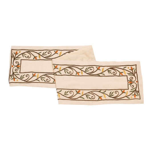 Vickerman 12" x 60" Harvest Border Table Runner
