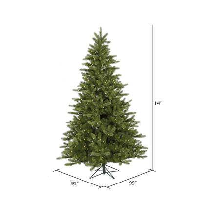 Vickerman 14' King Spruce Artificial Christmas Tree Warm White Dura-Lit® LED Lights