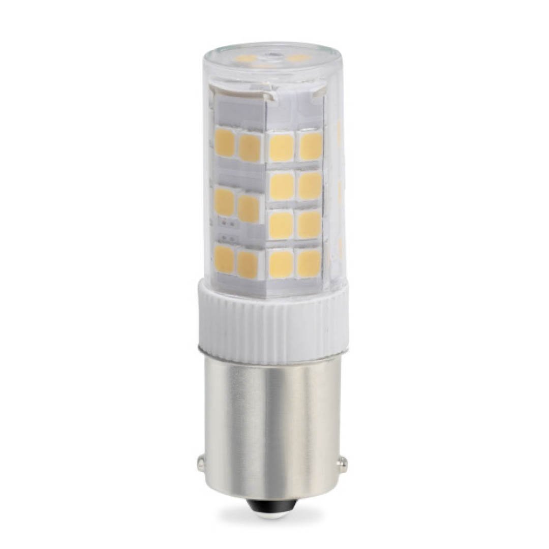 BULBRITE LED T4 SINGLE-CONTACT BAYONET (BA15s) 4.5W DIMMABLE LIGHT BULB 3000K/SOFT WHITE 35W INCANDESCENT EQUIVALENT 2PK (770617)