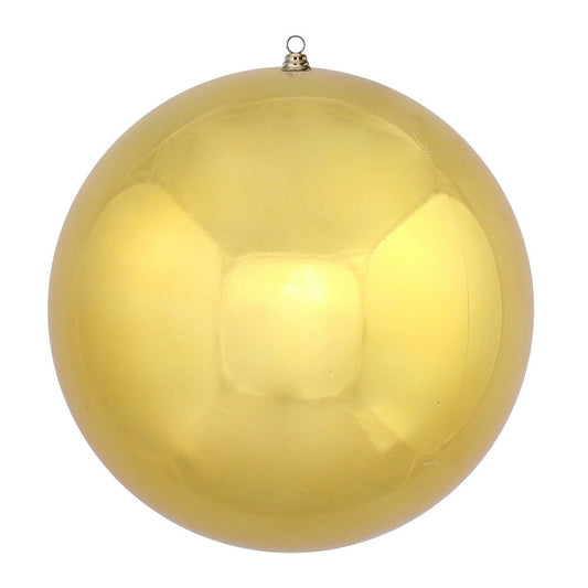 Vickerman 24" Giant Shiny Gold Ball Christmas Ornament UV Resistant