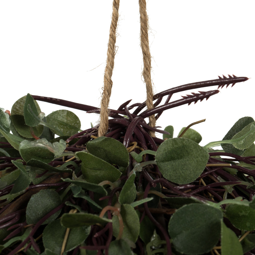 Vickerman 8" Artificial Green Angel Vine kissing ball.