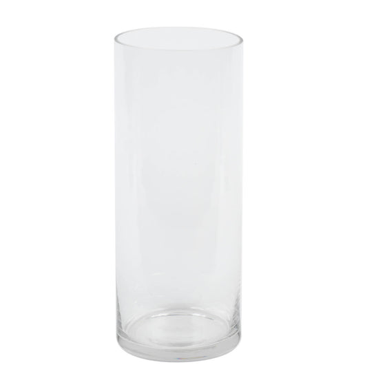 Vickerman 12" Clear Cylinder Glass Container