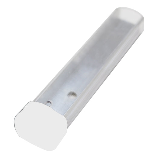 Westgate Polycarbonate Channel 48" For LED Ribbon 1/2" Wide, White Color, Final Production, White Finish