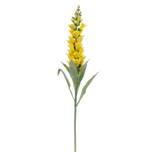 Vickerman 36" Artificial Yellow Foxglove Stem