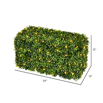 Vickerman Artificial Green Boxwood Hedge.