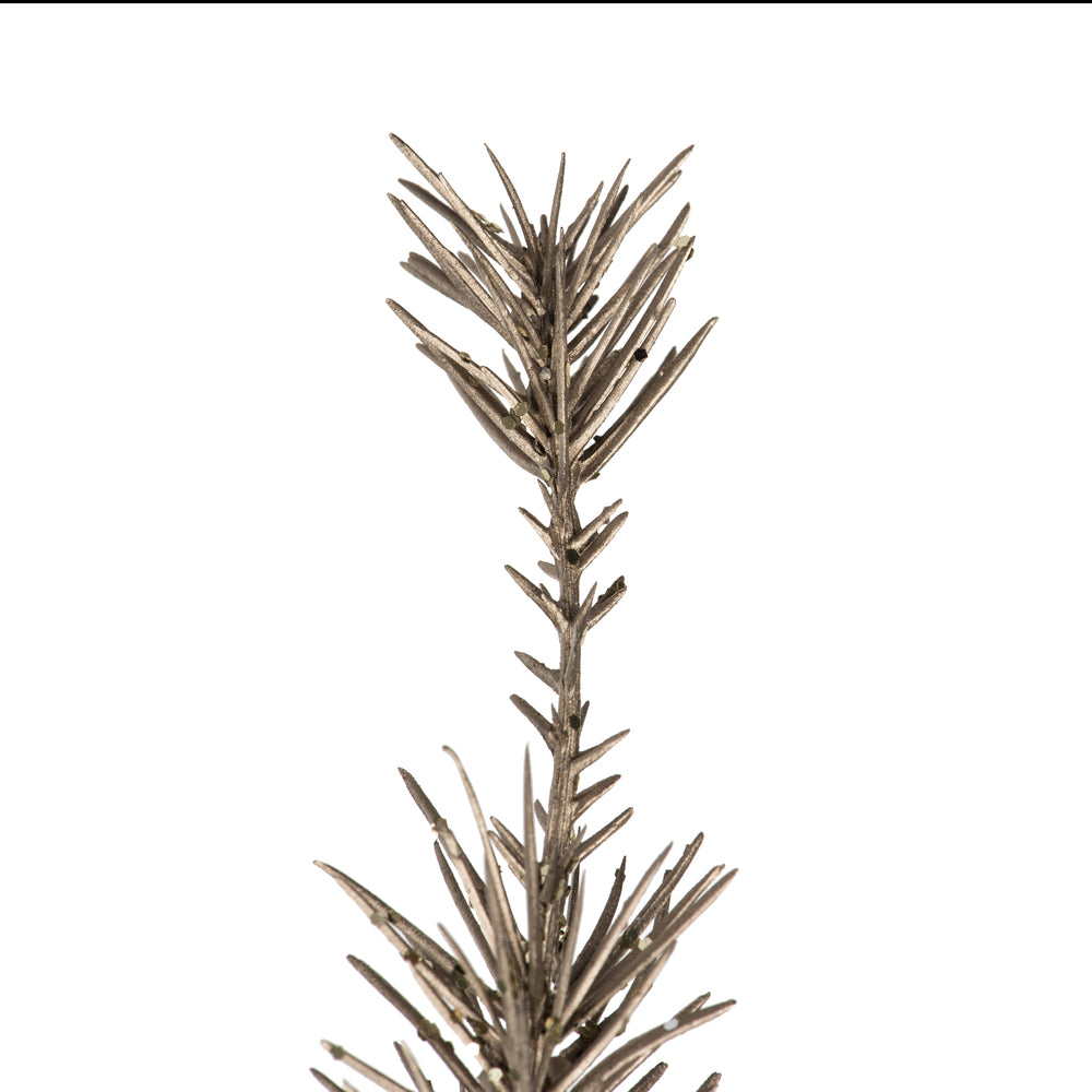 Vickerman 38" Artificial Champagne Needle Pine and Cone Spray. Includes 3 sprays per pack.