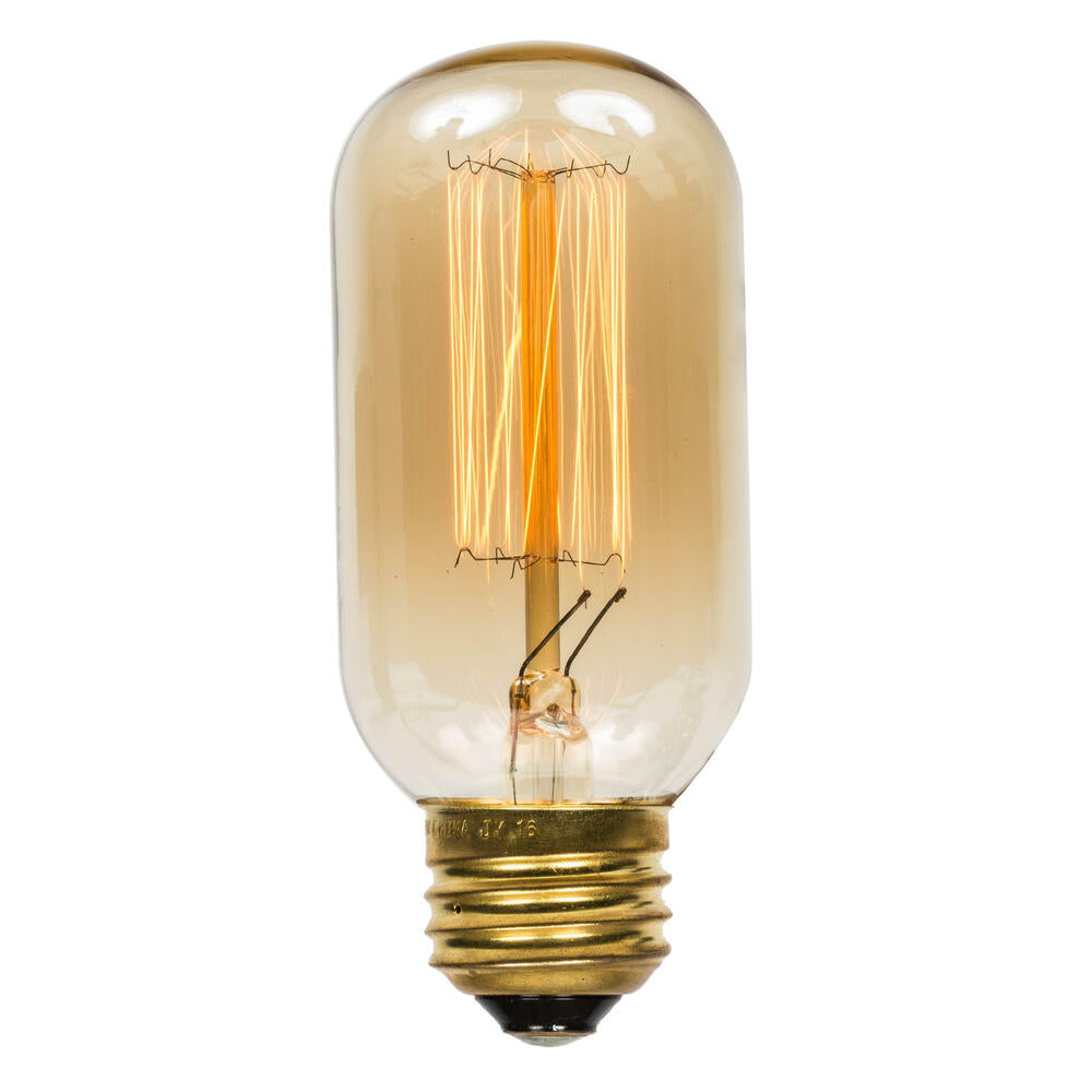 Vickerman T45 Antique Gold Edison E26 Bulb 40 Watts 120 Volts.33Amps