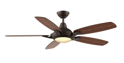 Wind River Fans Solero Matte Black 52 Inch Ceiling Fan, 17Watts, 120V, CCT Adjustable