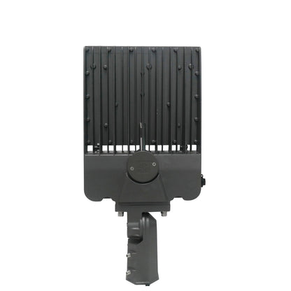 ASD Lighting LED Area Light 200W 120-277V 0-10V Dimmable 150Lm/W 5000K with Photocell with Slip Fitter Bracket Bronze UL DLC Premium