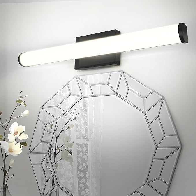 ASD Lighting LED Vanity linear 24inch 25W 120V Triac 3000/4000/5000K Black ETL