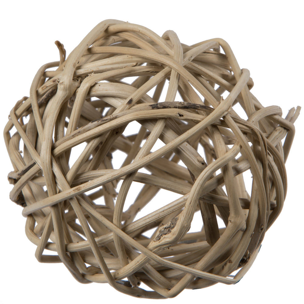 Vickerman Natural Botanicals 2.4" Lata Ball Natural White. Includes 50 Pieces per Pack