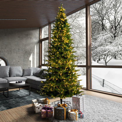 Vickerman 9' x 52" Balsam Spruce Slim Artificial Christmas Tree 3mm LED Color Changing Lights