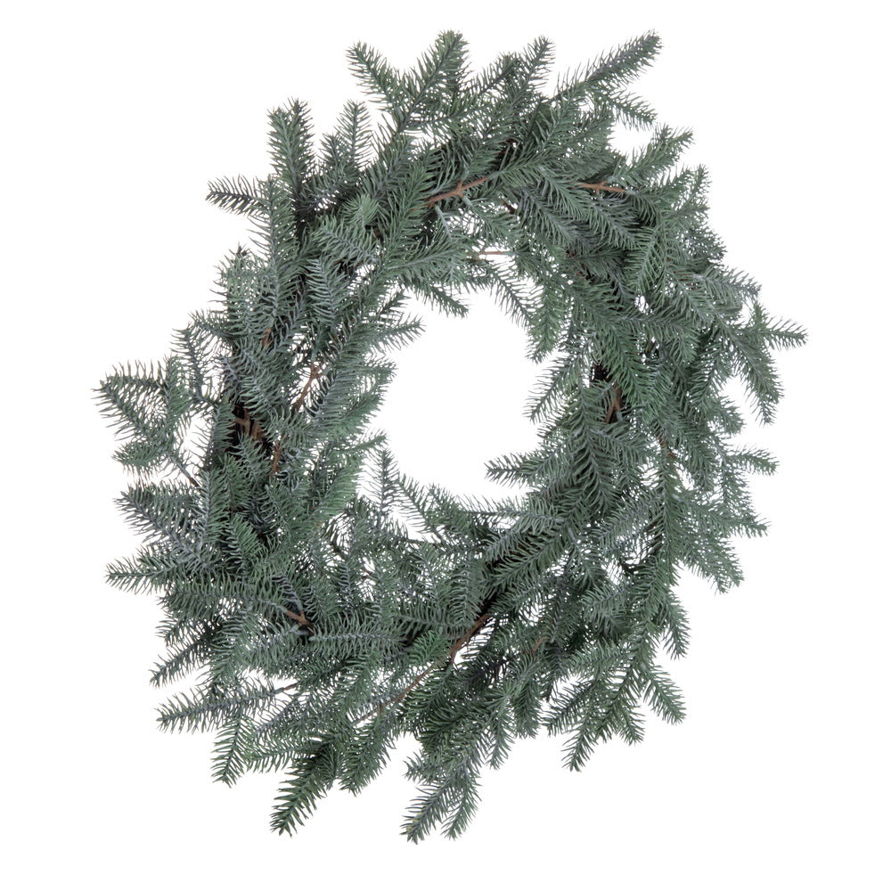 Vickerman 24" Artificial Blue Spruce Pine Cone Wreath.