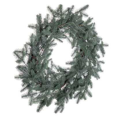 Vickerman 24" Artificial Blue Spruce Pine Cone Wreath.
