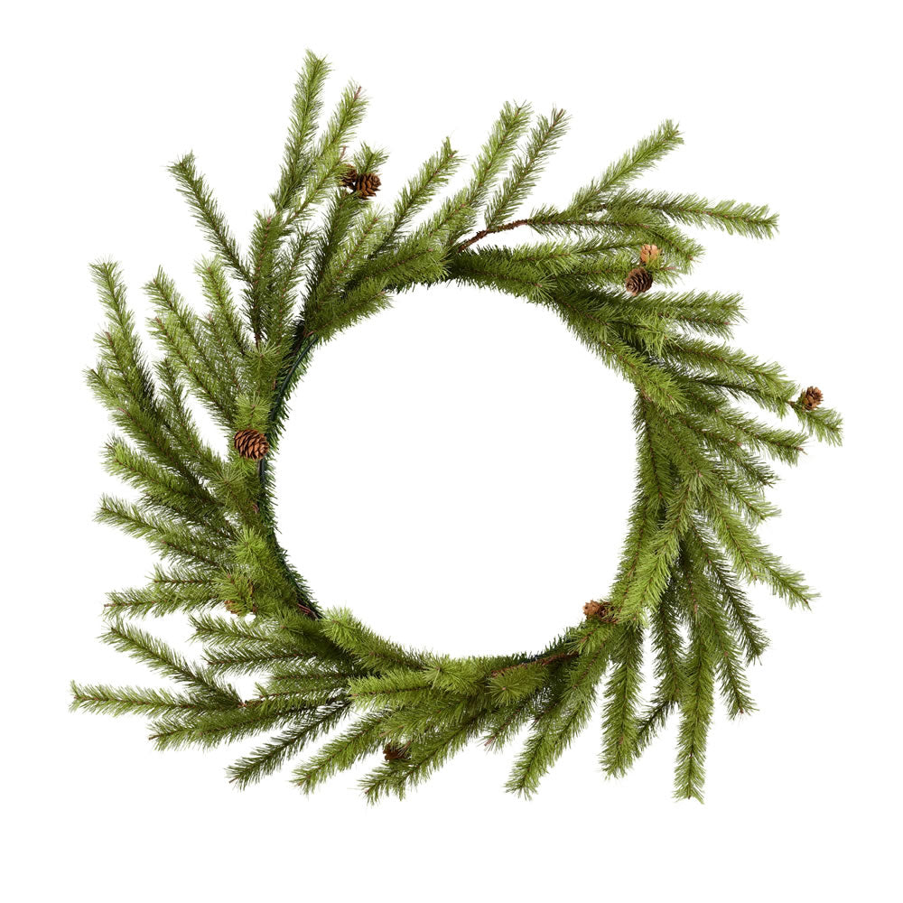 Vickerman 30" Vernon Pine Artificial Christmas Wreath Unlit