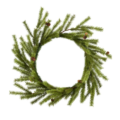 Vickerman 30" Vernon Pine Artificial Christmas Wreath Unlit