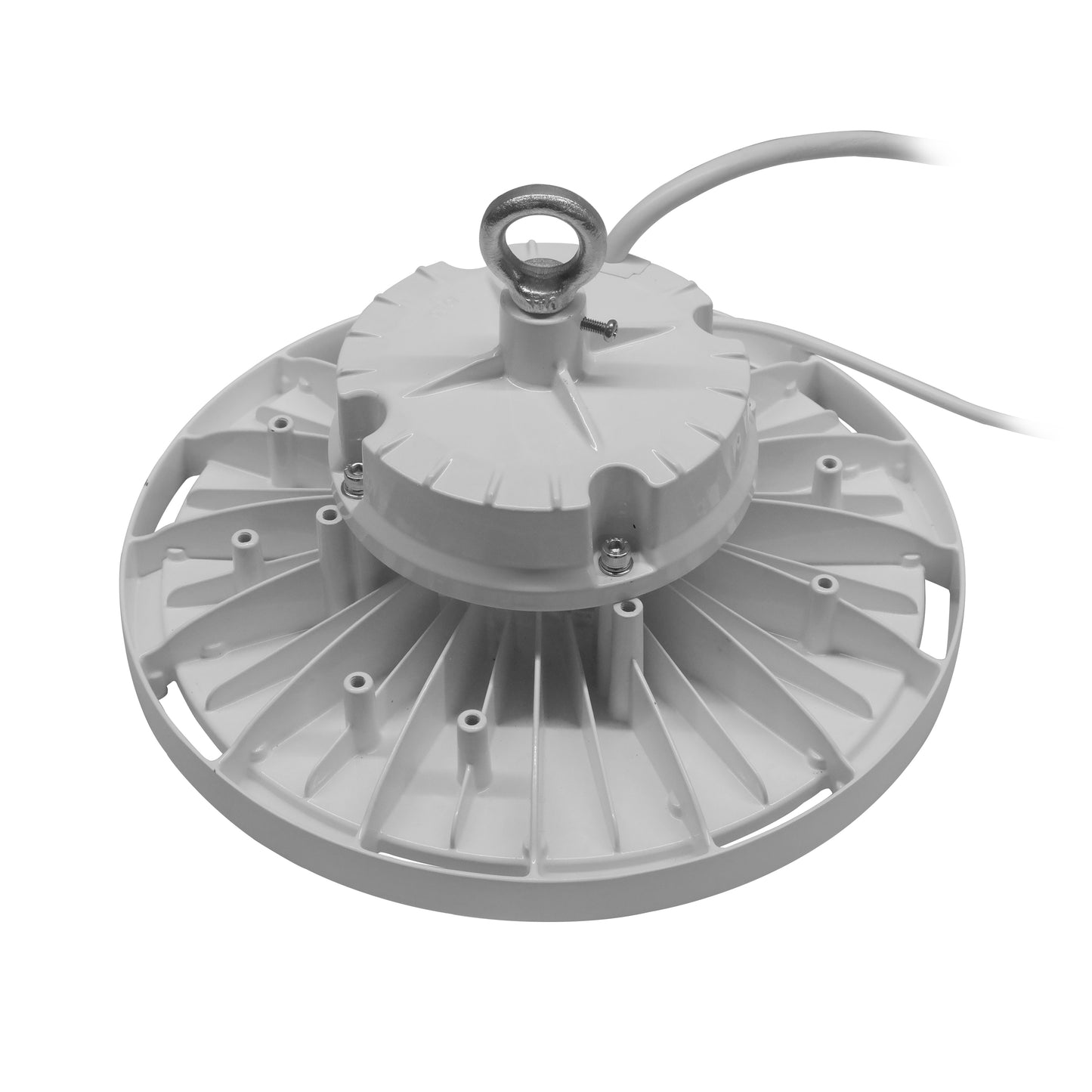 ASD Lighting Q-base LED UFO High Bay Power Adjustable 300/400/500W and CCT Selectable 3000/4000/5000K Dimmable Black UL DLC Premium