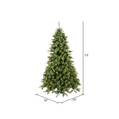 Vickerman 7.5' Cashmere Pine Artificial Christmas Tree Unlit