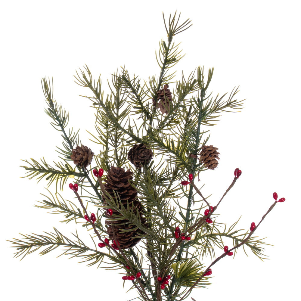 Vickerman 22" Green Artificial Leaf Wreath.