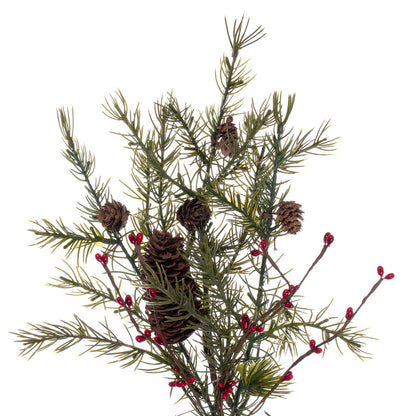 Vickerman 22" Green Artificial Leaf Wreath.
