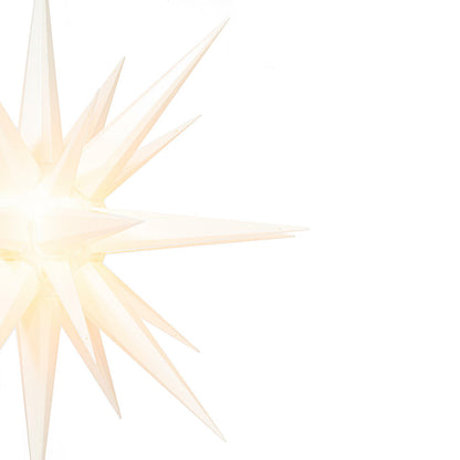 Vickerman 25" Deluxe LED White Moravian Star.