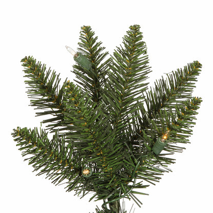 Vickerman 8.5' Durham Pole Pine Artificial Christmas Tree Warm White LED Dura-lit Lights