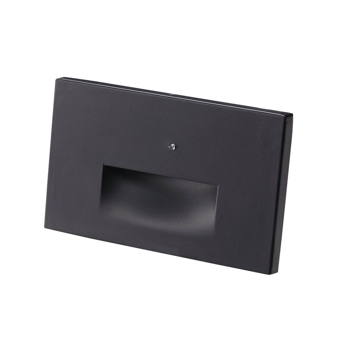 ASD Lighting LED Step Light Horizontal 3W 120V CCT Selectable 3000/4000/5000K with Photocell Black ETL