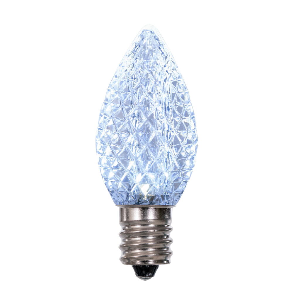 Vickerman C7 LED Cool White Faceted Twinkle Bulb bag of 25