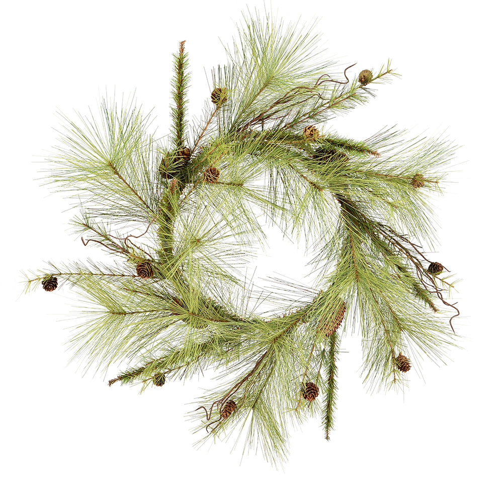Vickerman 30" Jasper Pine Artificial Christmas Wreath Unlit