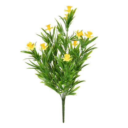 Vickerman 19.5" Artificial Mini Daffodil Bush UV Coated.