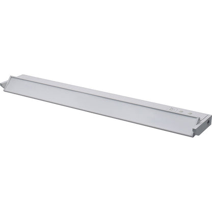 Westgate 24In Adj. Head Under Cab. 3Cct + 9 RGB Modes, Push-Button Control, Cords Incl., White, Undercabinet Lighting, 12W, 660 Lumens, 30K/40K/50K + RGB, White Finish None
