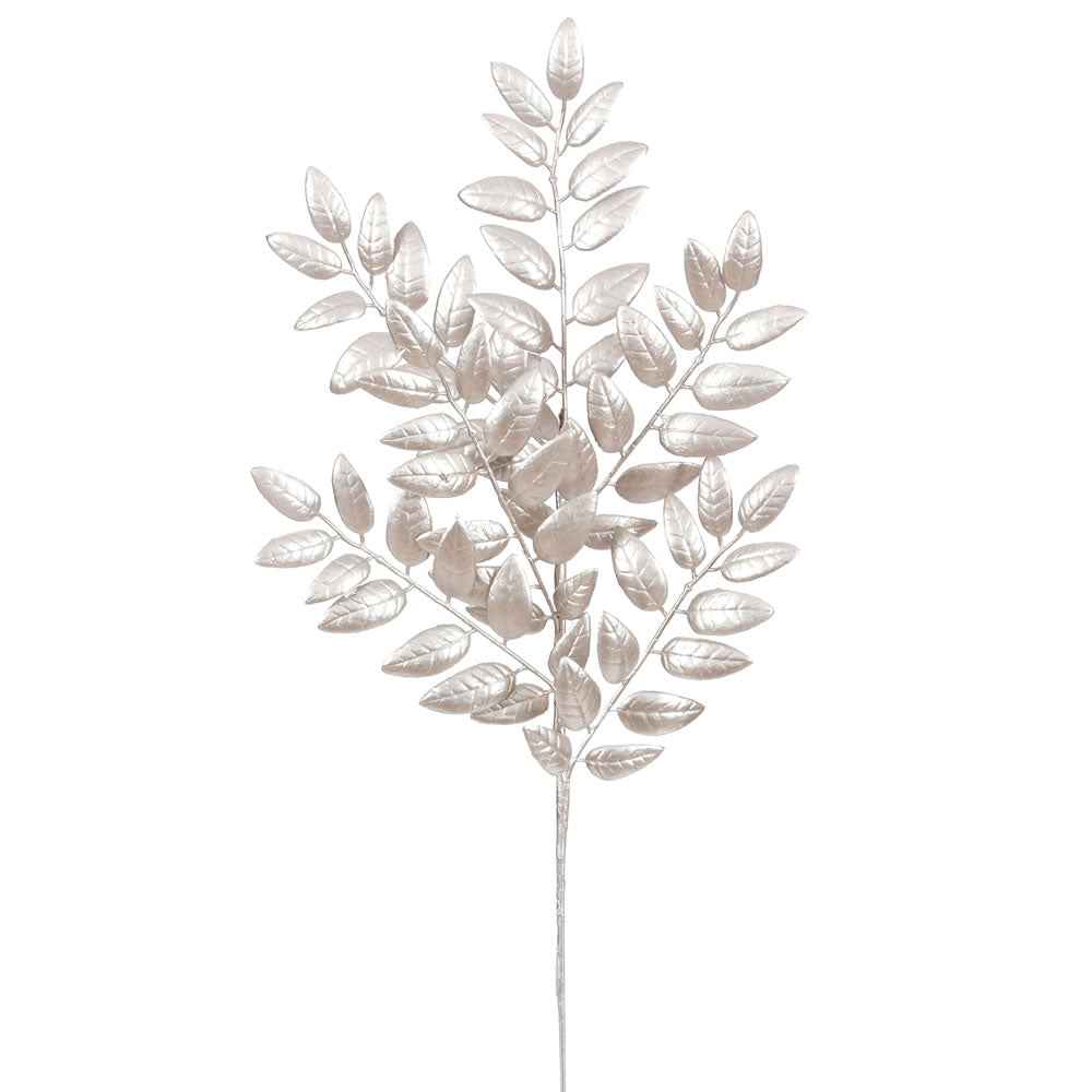 Vickerman 22" Champagne Glitter Honey Locust Artificial Christmas Spray. Includes 6 sprays per pack.