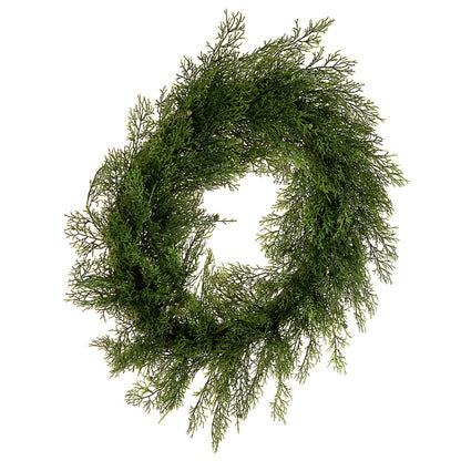 Vickerman 24" Artificial Cedar Wreath.