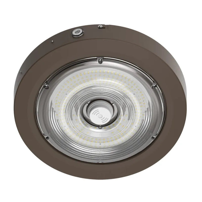 Westgate  Builder Series Indoor Round Canopy Light Selectable 40/60/80W 30/40/50K Sensor Ready With Em, Brz, Outdoor Lighting, 40W/60W/80W, 135 Lumens/W,  30K/40K/50K