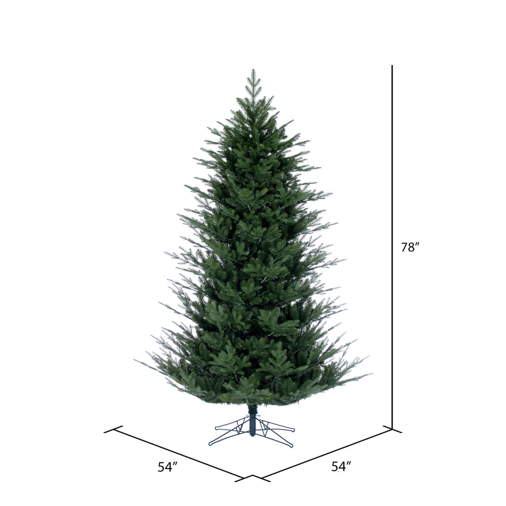 Vickerman 6.5' x 54" North Shore Fraser Fir Artificial Christmas Tree Unlit