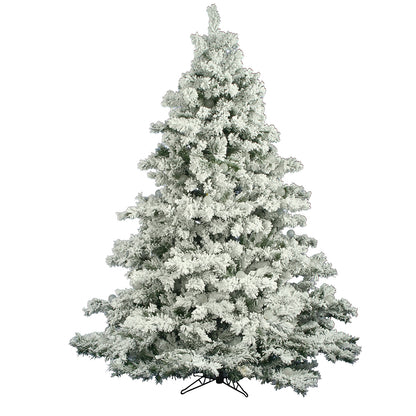 Vickerman 6.5' Flocked Alaskan Pine Artificial Christmas Tree Unlit